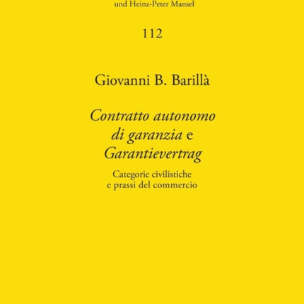 Contratto autonomo di garanzia e Garantievertrag: