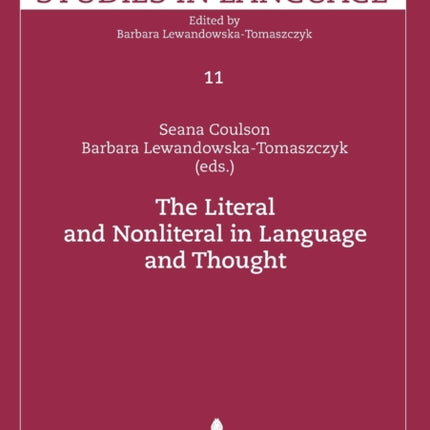 The Literal and Nonliteral in Language and