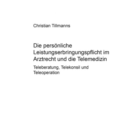 Die Persoenliche Leistungserbringungspflicht Im