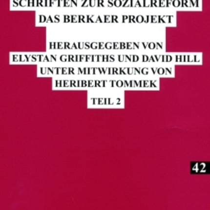 Jacob Michael Reinhold Lenz - Schriften Zur Sozialreform: Das Berkaer Projekt. Teil 1 Und Teil 2