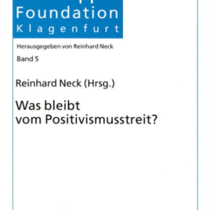 Was Bleibt Vom Positivismusstreit?