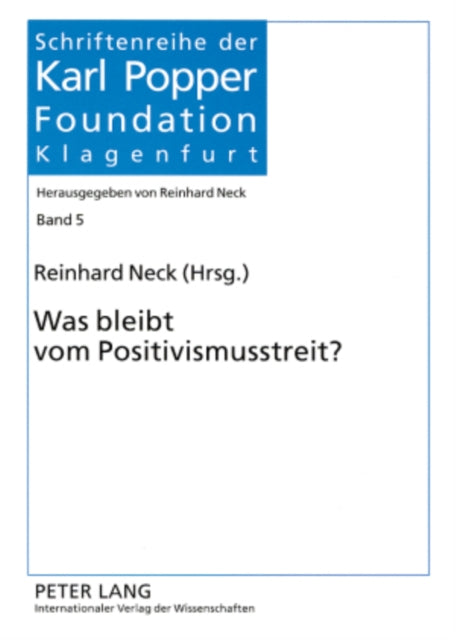 Was Bleibt Vom Positivismusstreit?