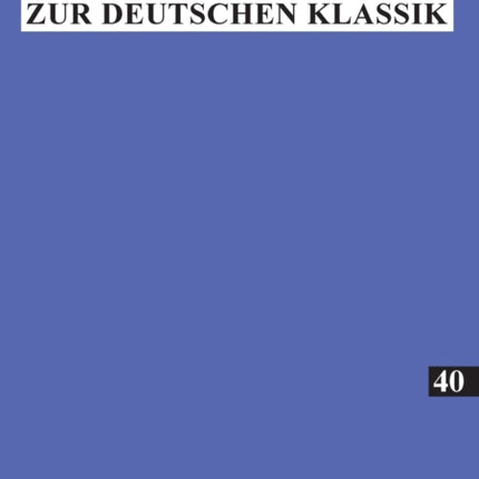 Unterrichtsmodell zur Deutschen Klassik