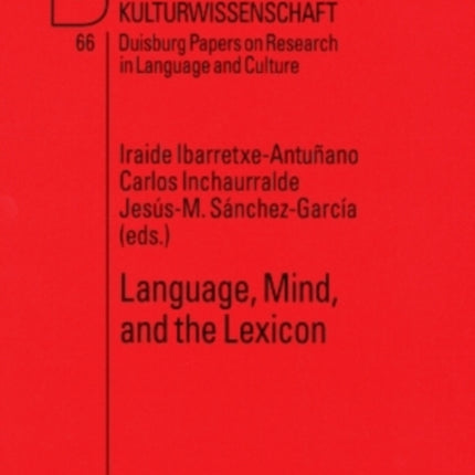 Language, Mind, and the Lexicon