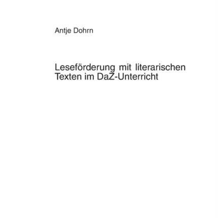 Lesefoerderung mit literarischen Texten im