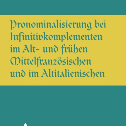 Pronominalisierung bei Infinitivkomplementen im