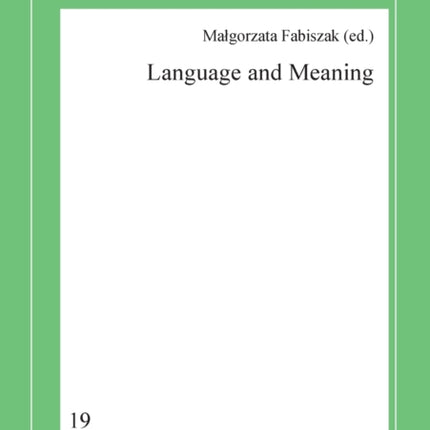 Language and Meaning: Cognitive and Functional