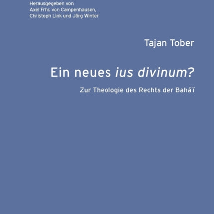 Ein neues ius divinum?: Zur Theologie des Rechts