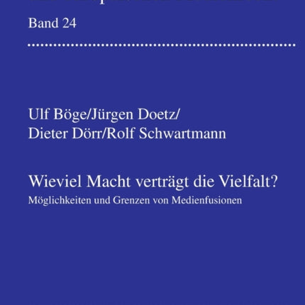 Wieviel Macht vertraegt die Vielfalt?: