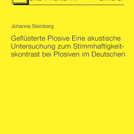 Gefluesterte Plosive: Eine akustische
