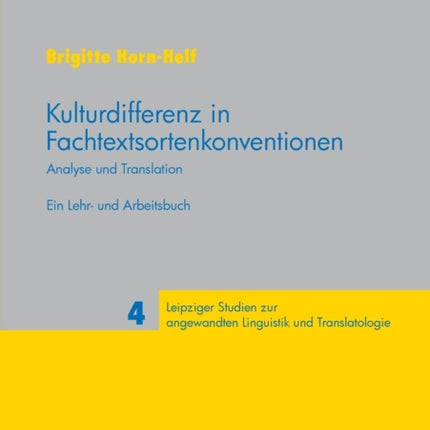 Kulturdifferenz in Fachtextsortenkonventionen: