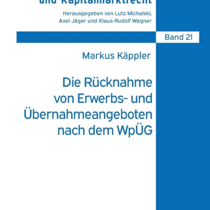 Die Ruecknahme von Erwerbs- und