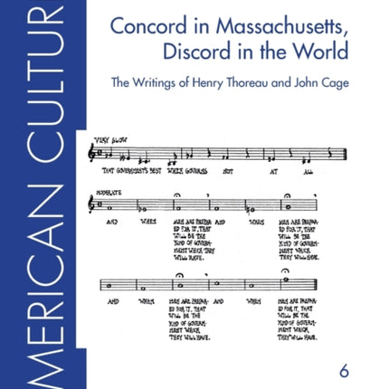 Concord in Massachusetts, Discord in the World: