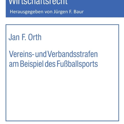 Vereins- und Verbandsstrafen am Beispiel des