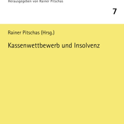 Kassenwettbewerb Und Insolvenz