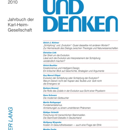 Glaube und Denken: Jahrbuch der Karl-Heim-Gesellschaft- 23. Jahrgang 2010