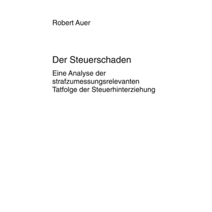 Der Steuerschaden