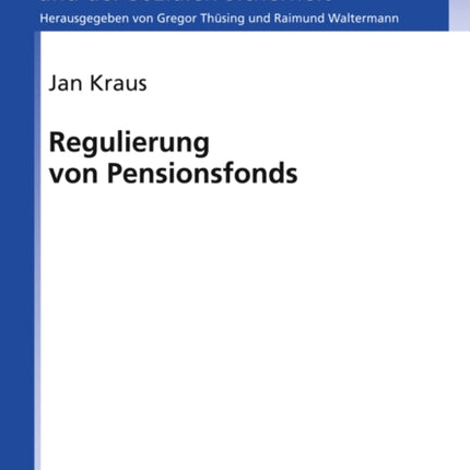 Regulierung Von Pensionsfonds