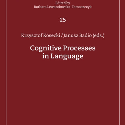 Cognitive Processes in Language