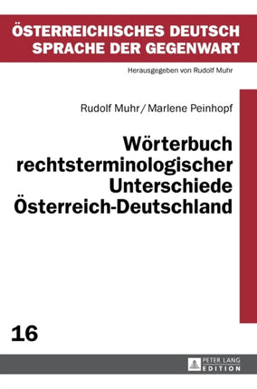 Woerterbuch rechtsterminologischer Unterschiede