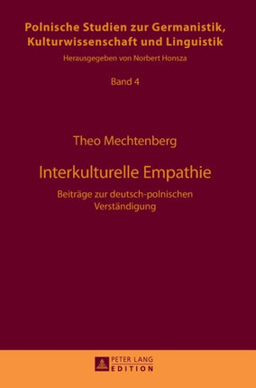 Interkulturelle Empathie: Beitraege zur