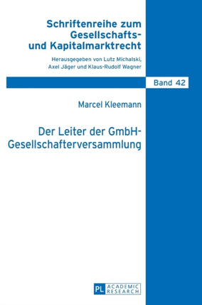 Der Leiter der GmbH-Gesellschafterversammlung