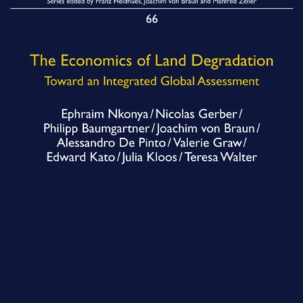 The Economics of Land Degradation: Toward an