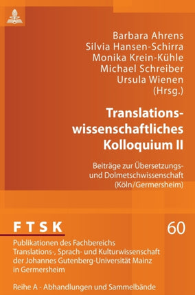 Translationswissenschaftliches Kolloquium II: