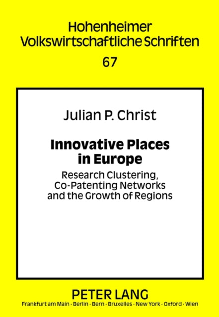 Innovative Places in Europe: Research Clustering,