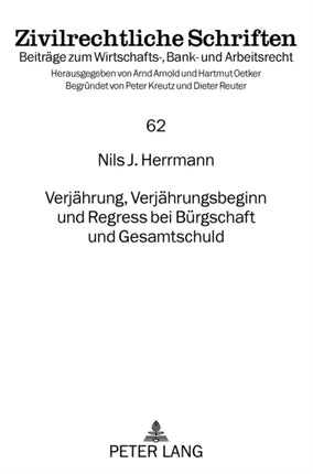 Verjaehrung, Verjaehrungsbeginn und Regress bei