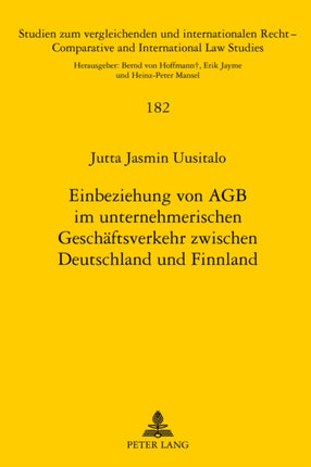 Einbeziehung von AGB im unternehmerischen Geschaeftsverkehr zwischen Deutschland und Finnland