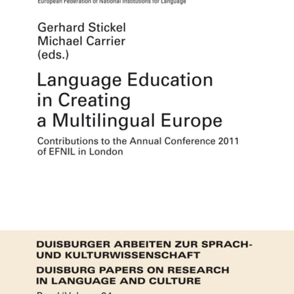 Language Education in Creating a Multilingual