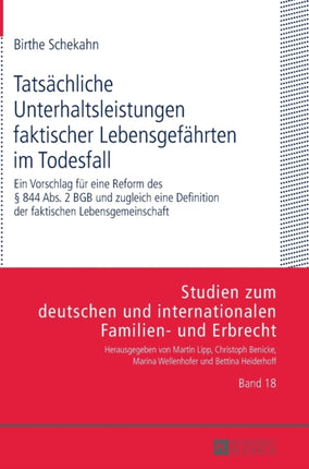Tatsaechliche Unterhaltsleistungen faktischer