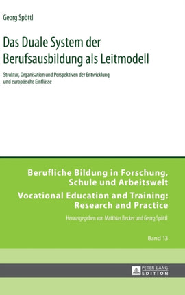 Das Duale System der Berufsausbildung als