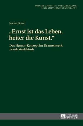Ernst ist das Leben, heiter die Kunst.: Das