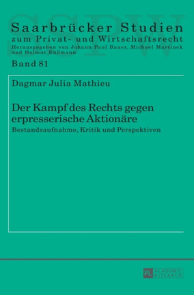 Der Kampf des Rechts gegen erpresserische