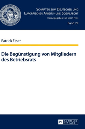 Die Beguenstigung von Mitgliedern des