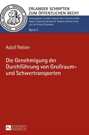 Die Genehmigung der Durchfuehrung von Großraum-