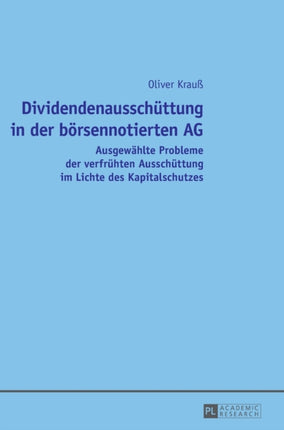 Dividendenausschuettung in der boersennotierten
