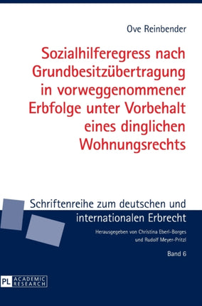 Sozialhilferegress nach Grundbesitzuebertragung