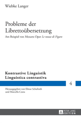 Probleme der Librettouebersetzung: Am Beispiel