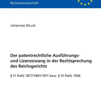 Der patentrechtliche Ausfuehrungs- und