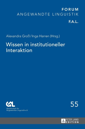 Wissen in Institutioneller Interaktion