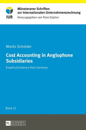 Cost Accounting in Anglophone Subsidiaries: