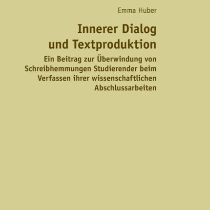 Innerer Dialog und Textproduktion: Ein Beitrag