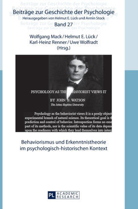 Behaviorismus Und Erkenntnistheorie Im