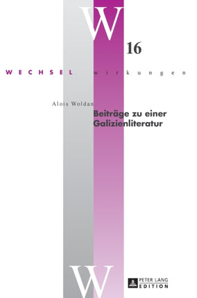 Beitraege zu einer Galizienliteratur