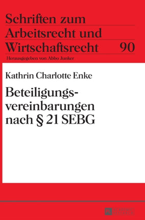 Beteiligungsvereinbarungen Nach § 21 Sebg