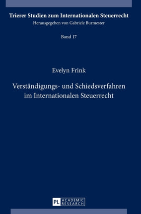 Verstaendigungs- und Schiedsverfahren im