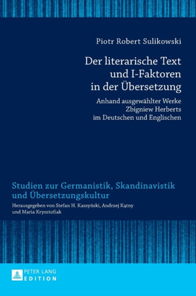 Der literarische Text und I-Faktoren in der